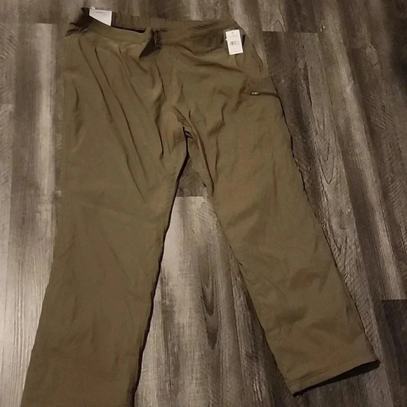 EDDIE BAUER MICRO FLEECE LINED HIKING PANTS SIZE 2XL - Picture 2 of 5